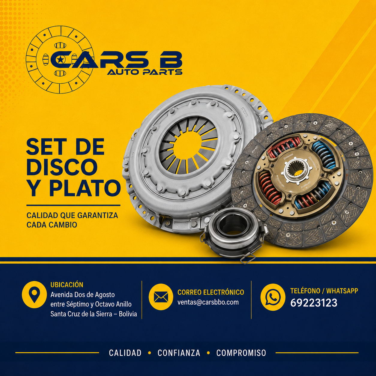 Set de disco y plato