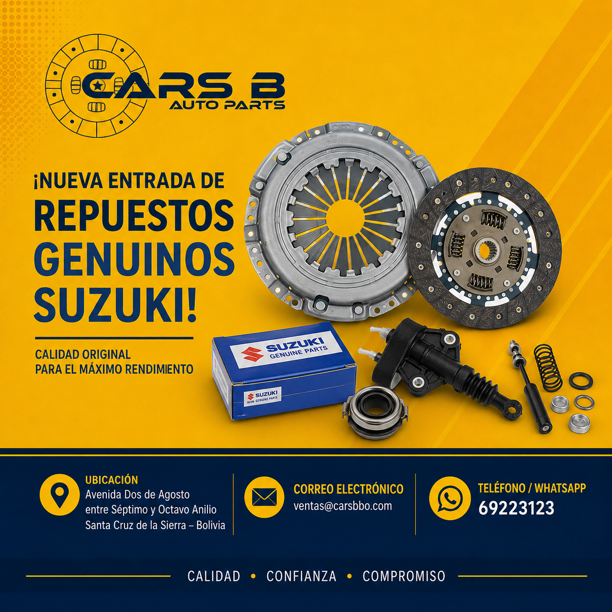 Nueva entrada de repuestos genuinos Suzuki